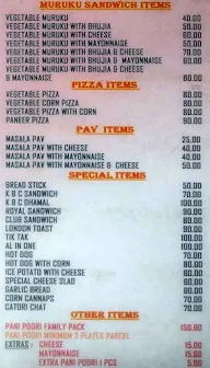 Rajasthan Chat House menu 2