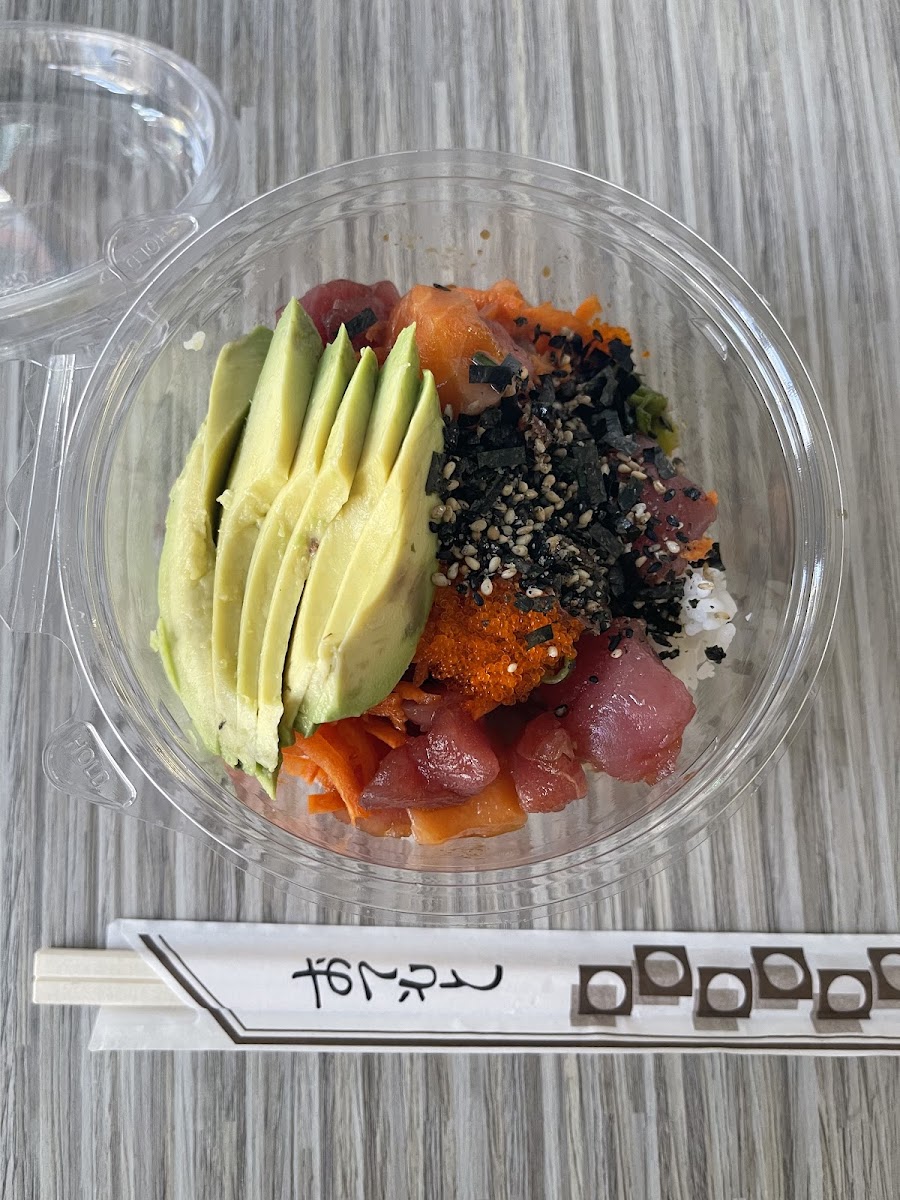 Gluten-Free Poke at Maui Poke