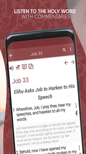 Screenshot Study Bible Commentary