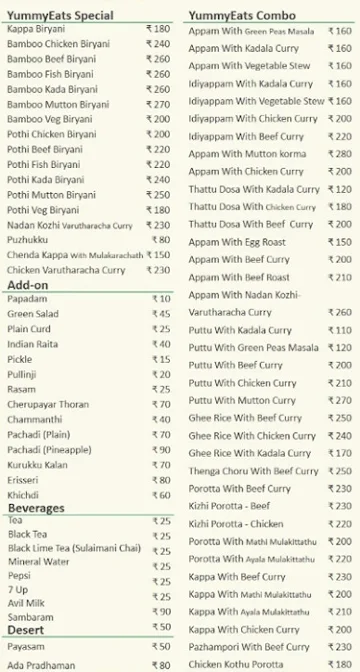 Simply South By YummyEats menu 