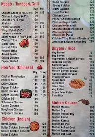 Dubai Restaurant menu 2