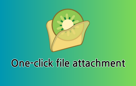 One-click file attachment by file.kiwi small promo image