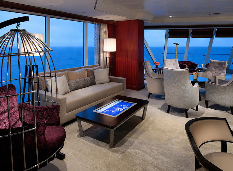 The Living Room observation lounge on Azamara Journey & Quest.