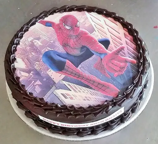 Eggless Super Spiderman Cake [500 Grams]