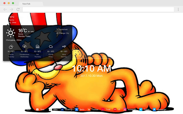 Garfield New Tabs Top Wallpapers Themes