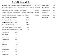 Ovi's Kitchen menu 1