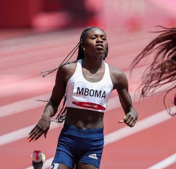 Christine Mboma of Namibia won against a strong field of contenders.