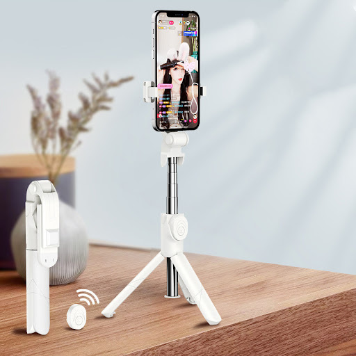 Title 4, Anti-shake Selfie Stick Mobile Phone Live Suppo...