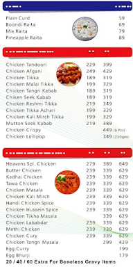 Heavens Food Xprs menu 5