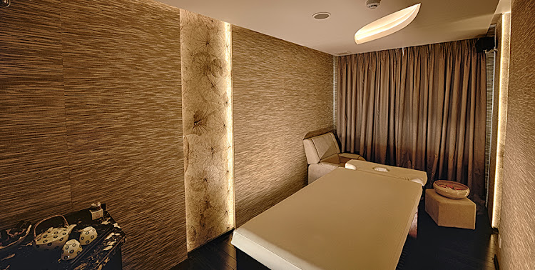 The spa treatment room on Avalon Siem Reap. Other amenities include a fitness room, movie nights and complimentary wi-fi.