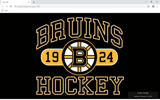 NHL Boston Bruins New Tab Theme