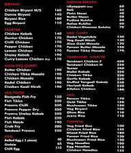 Appu's Kitchen menu 1