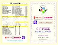 Cp Foods menu 1