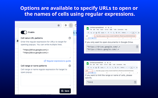 Google Sheets Link Auto Opener