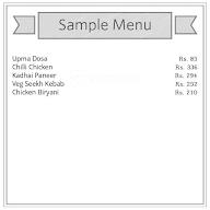 Aarya The Address Multicuisine Restaurant menu 1