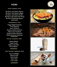 Cafe 99 menu 2