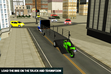 Moto Robot Transport Truck 1.2 APK + Мод (Бесконечные деньги) за Android