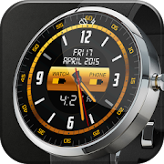 Gold Alloy Analog Watch Face  Icon