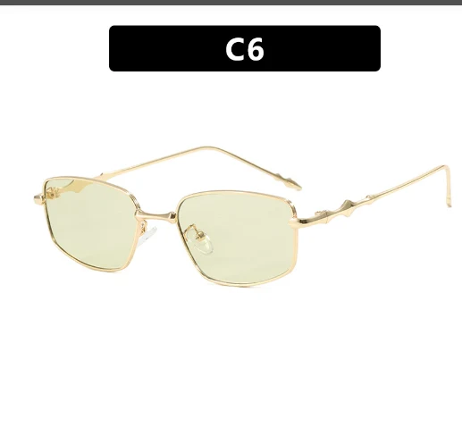 Lunettes de soleil rétro carrées irrégulières pour femmes, nouvelles lunettes de soleil de haute qualité à la mode