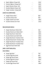 Mugal Roll Express menu 3