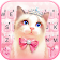 Thème de clavier Bowknot Crown Kitty icon