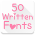 Fonts for FlipFont 50 Written3.23.0