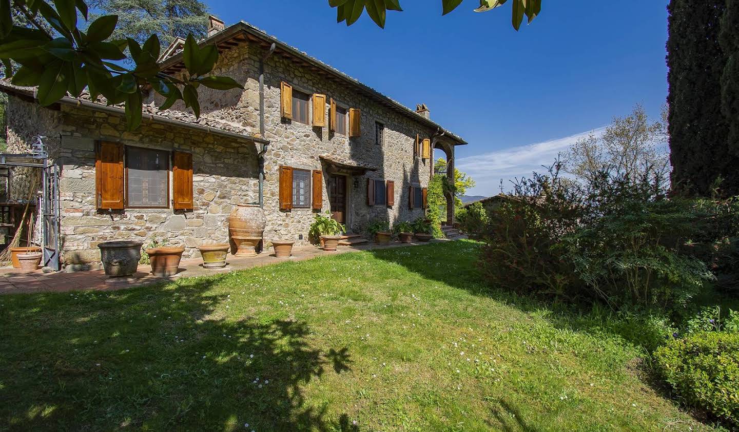 Corps de ferme avec jardin Greve in Chianti