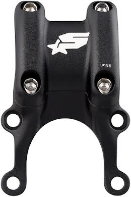 Spank Director 2 Stem - 50mm, 31.8 Clamp, +/-0, 1 1/8", Aluminum, Black alternate image 0