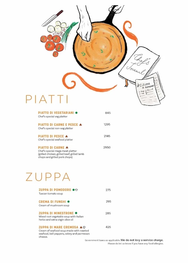 Chianti menu 