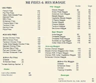 Mr.Fries & Mrs.Maggie menu 1