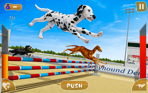 Pet Dog Racing Simulator Games