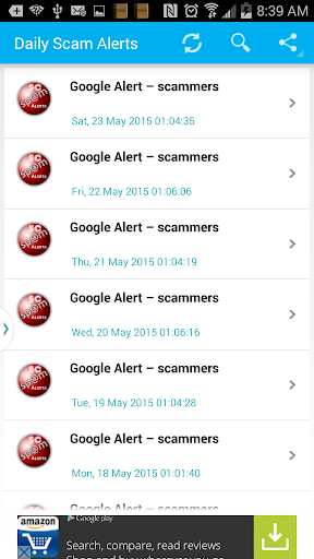 Daily Scam Alerts