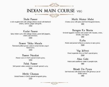 Waltair Kitchen - Restaurant menu 