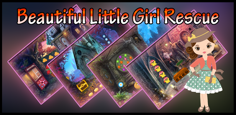 Beautiful Little Girl Rescue Best Escape Game-393