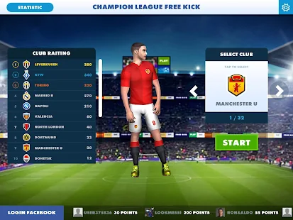  Champions Free Kick League 17- 스크린샷 미리보기 이미지  