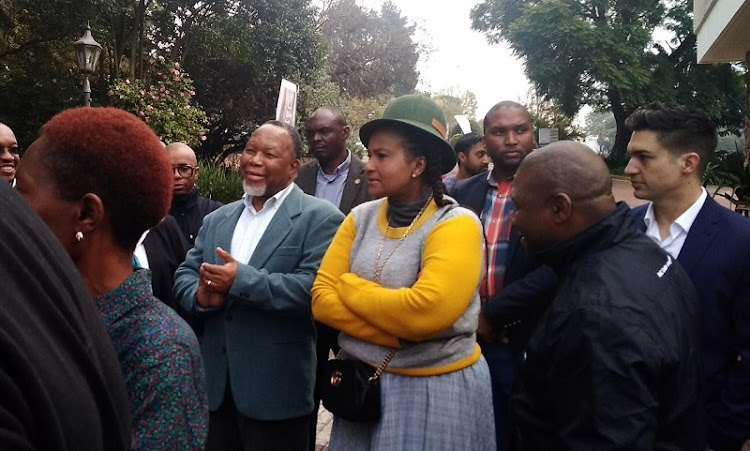 Former President Kgalema Motlanthe arrives at the Killarney Country Club to vote. Image: Gauteng ANC/ Twitter