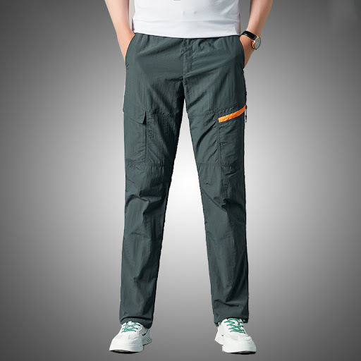 Title 4, Pantalon long de randonnée en soie glacée, droi...