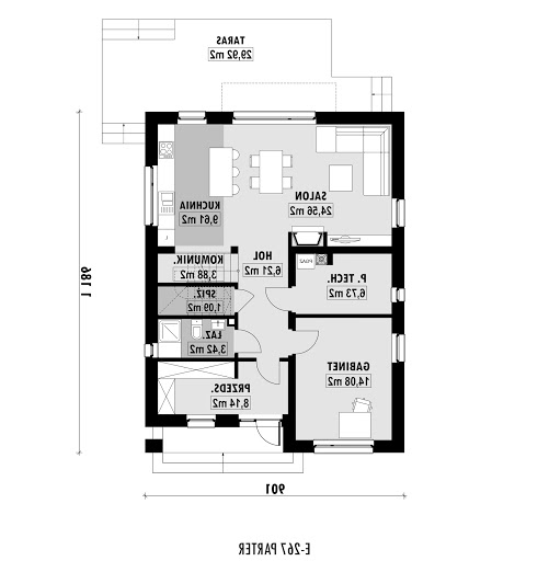 E-267 - Rzut parteru