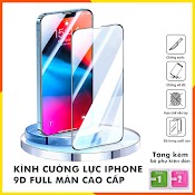 Kính Cường Lực Iphone 14 Pro 13 Pro Max 12 Pro Max 6S Plus 7 Plus 8 Plus Xr Xs Xs Max 11 Pro Max Full Màn - Kính [9D]