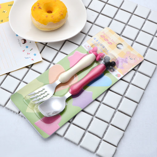 Title 1, Toddler Cartoon Xiao Ni Rice Spoon Soup Lepel