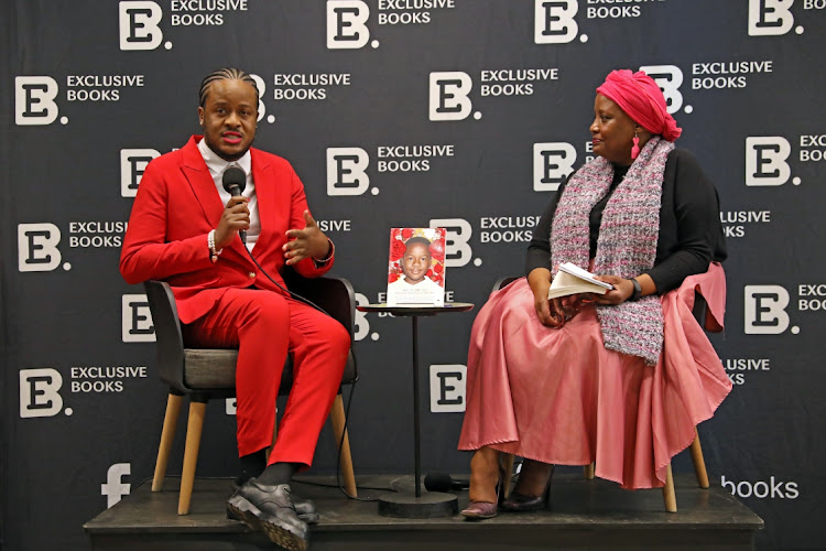 Welcome Mandla Lishivha and Rosie Motene at the launch of ‘Boy on the Run’ at Exclusive Books in Rosebank, Johannesburg, on June 28.