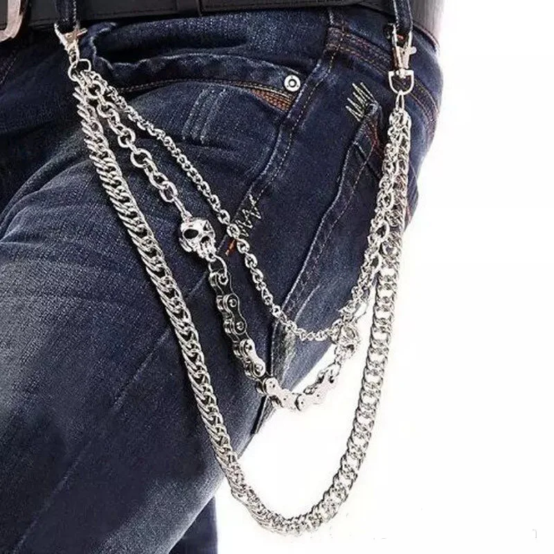 Title 6, Metal Waist Chain for Hip Hop Jeans Clothing Ac...