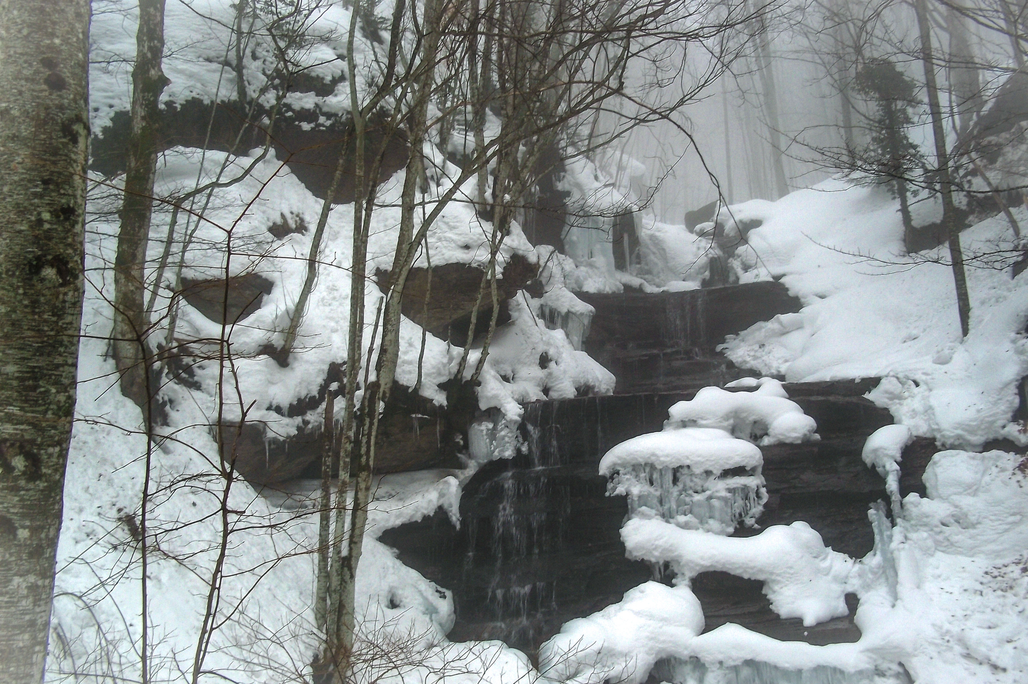 cascata d'inverno di Fasa81