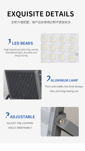Title 16, LED-Flutlicht, wasserdicht für Außen, starkes L...