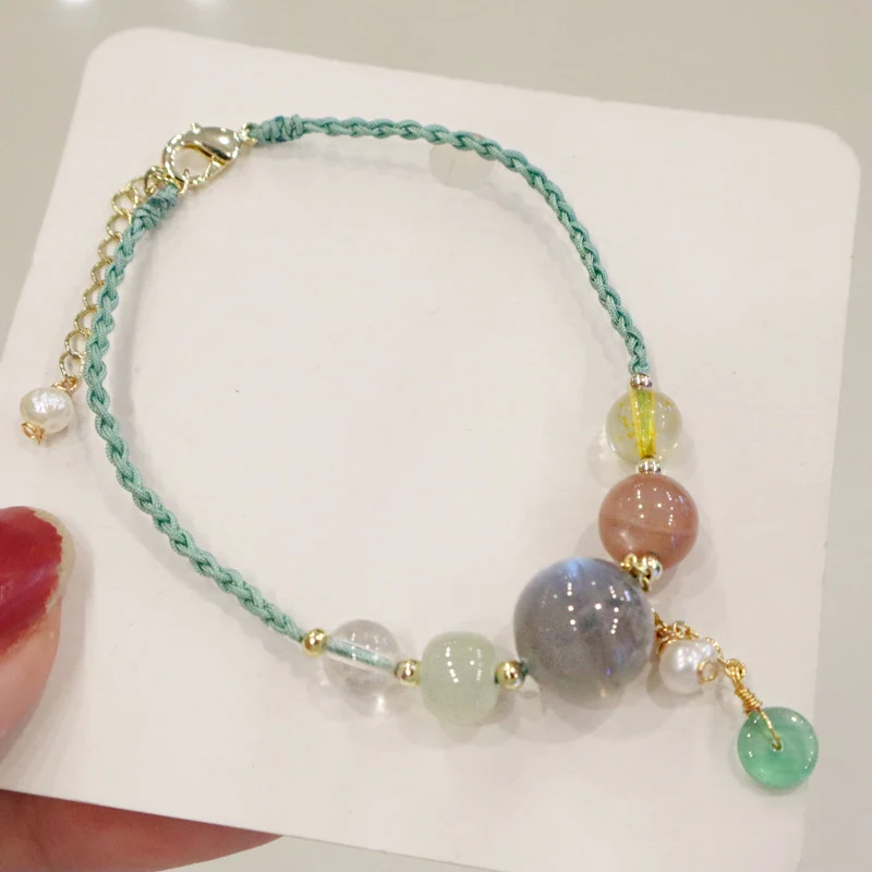 Title 6, Brazalete de la suerte Duobao para mujer con hi...