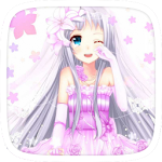 Cover Image of Download Amine Girl Theme 1.0.0 APK