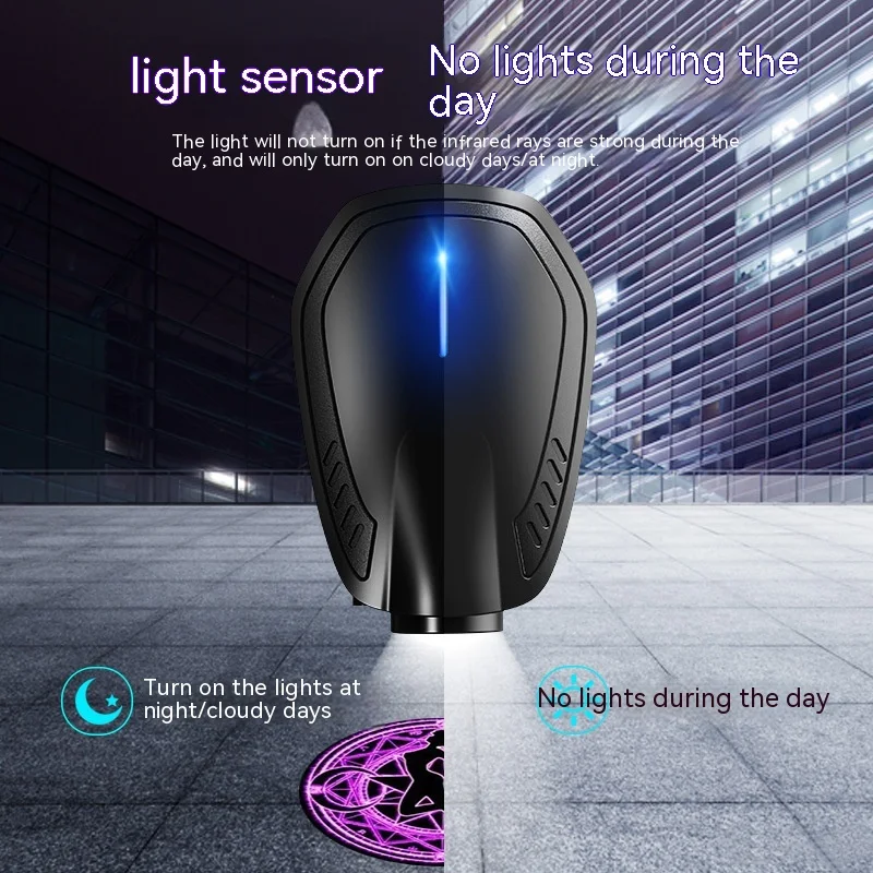 F2 Rechargeable Car Wireless Welcome Light Enhances Entry with Style and Safety. Easy to Install and Recharge. Improves 