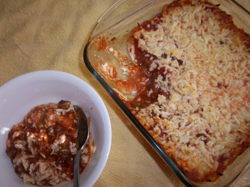 Chili with beans Mexican dip