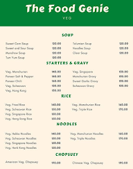 The Food Genie menu 5