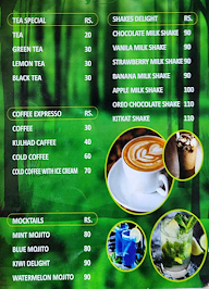 Green Valley Cafe & Restaurant menu 1